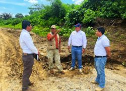 Visita Inspección al Camino Departamental Pampas de Hospital - El Caucho